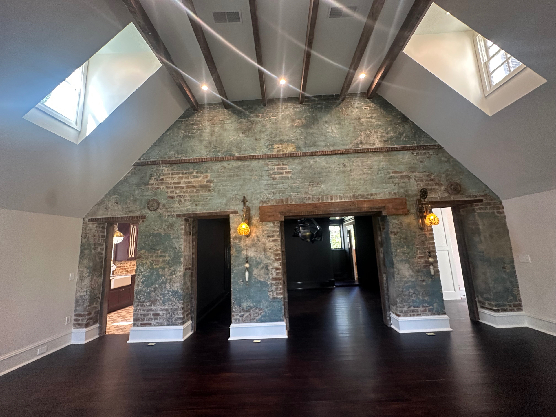 Vaulted Brick Great Room